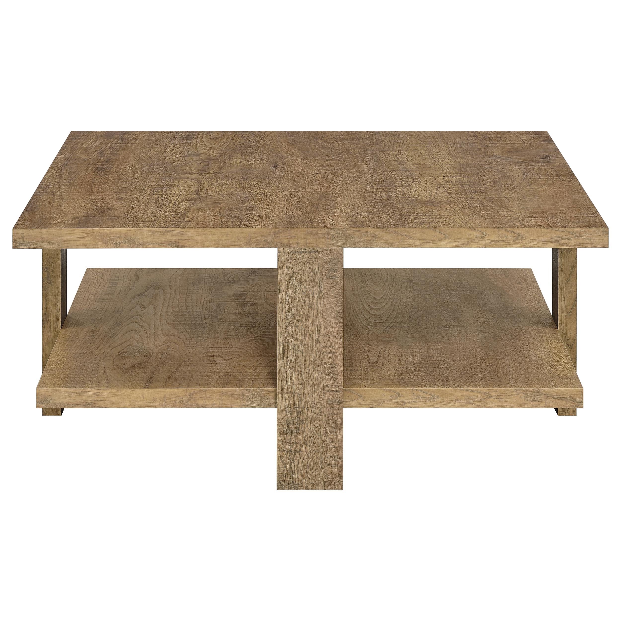 Dawn 3-piece Round Coffee and End Table Set Mango Brown