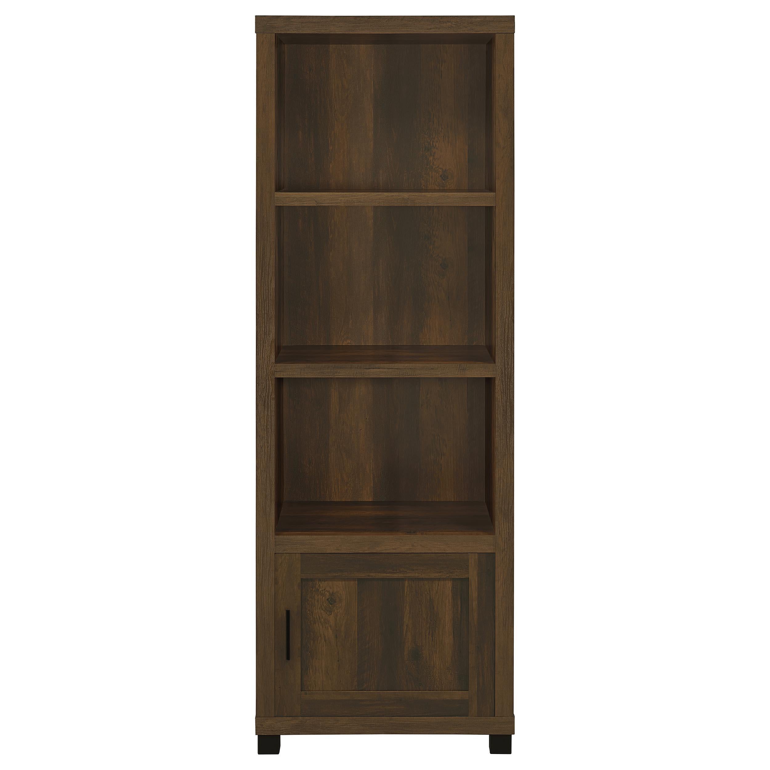 Sachin 3-shelf Engineered Wood Media Tower Dark Pine