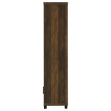 Sachin 3-shelf Engineered Wood Media Tower Dark Pine