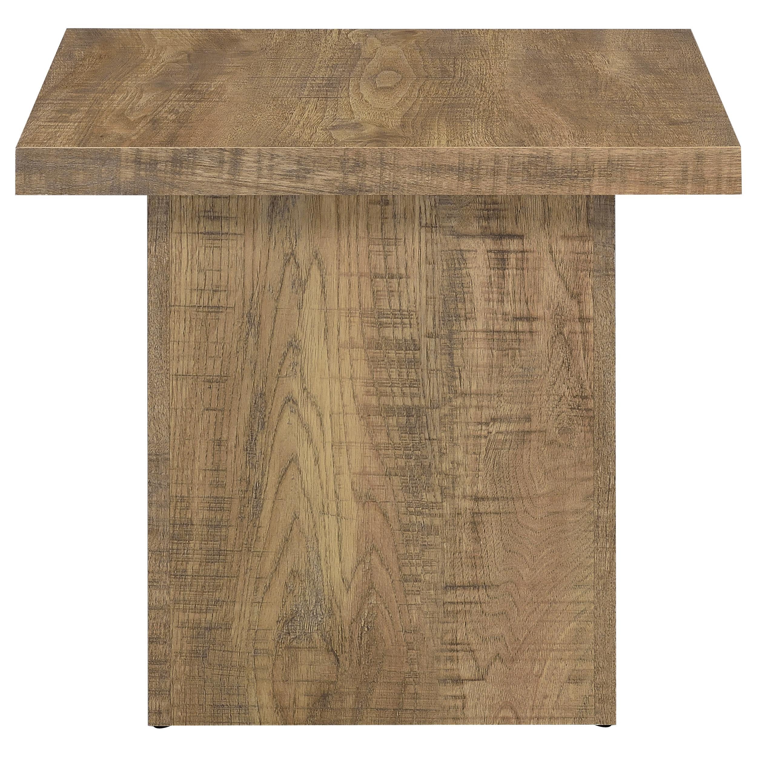 Devar 3-piece Square Coffee and End Table Set Mango