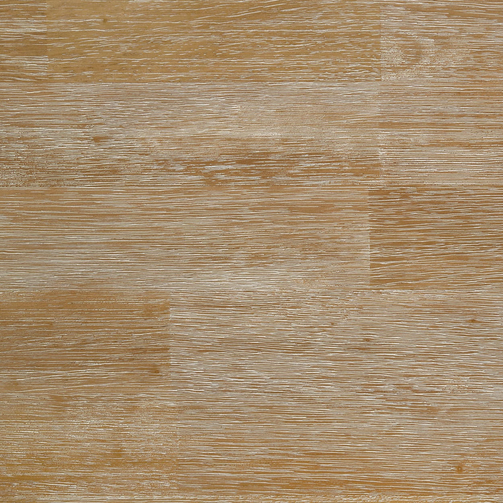 Mesa de centro cuadrada de madera Hollis con estante en marrón y blanco