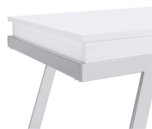 Marcia 2-piece Coffee and End Table Set White High Gloss