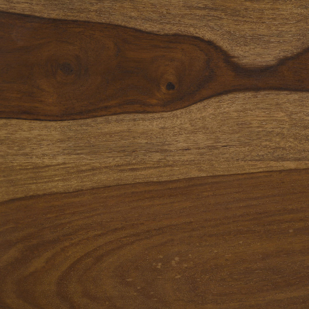 Mesa auxiliar rectangular de madera maciza Odilia Auburn