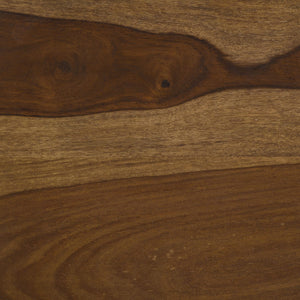 Mesa auxiliar rectangular de madera maciza Odilia Auburn