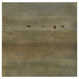 Mesa auxiliar cuadrada de madera maciza Andando color marrón mango