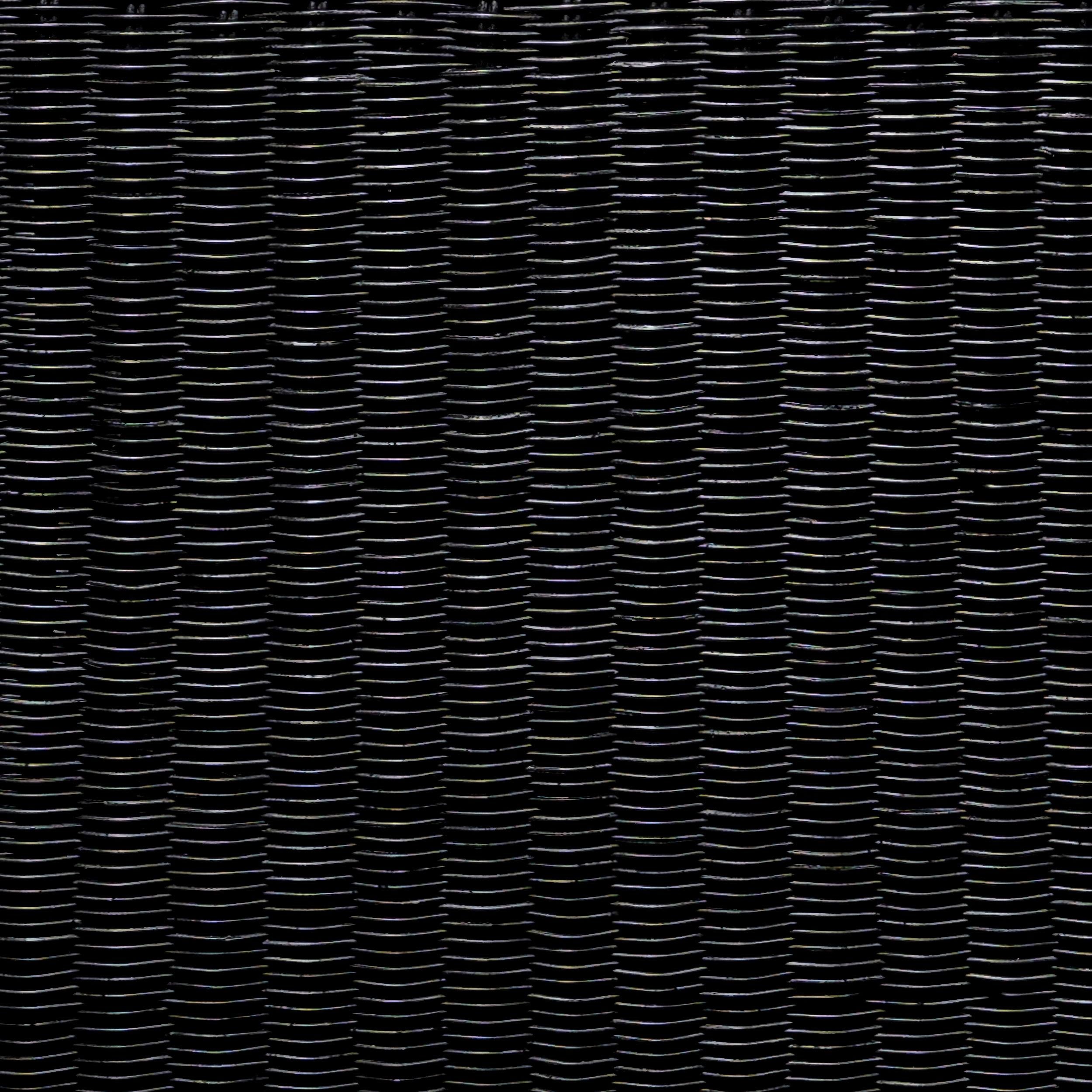 Cahya Woven Rattan Square End Table Black