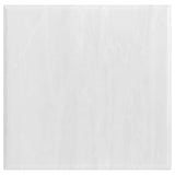 Mesa auxiliar Kerwin Square Stone Top, blanca y cromada