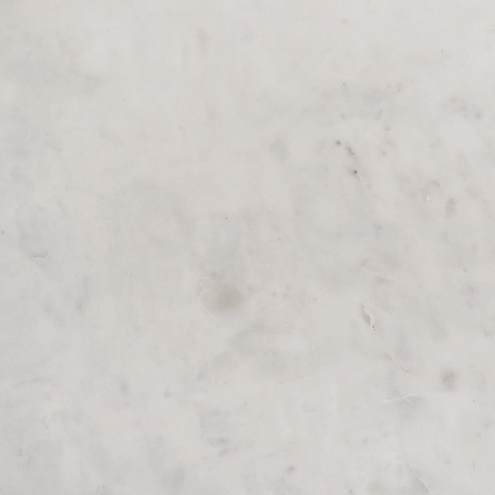 Astoria Round Genuine Marble Side End Table White