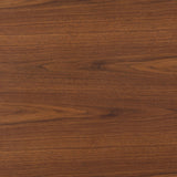 Juego de mesa de centro de 2 piezas Eason en nogal y negro