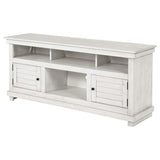 Consola multimedia Payne para TV de 60 pulgadas en blanco desgastado