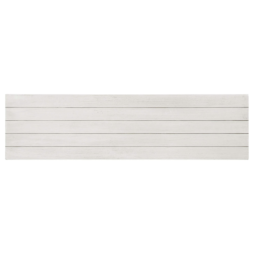 Consola multimedia Payne para TV de 60 pulgadas en blanco desgastado