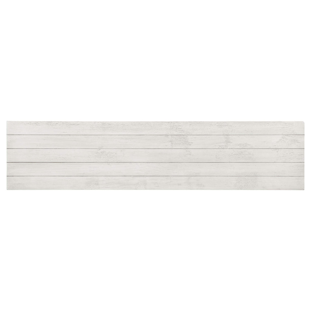 Consola multimedia Payne para TV de 70 pulgadas, color blanco envejecido