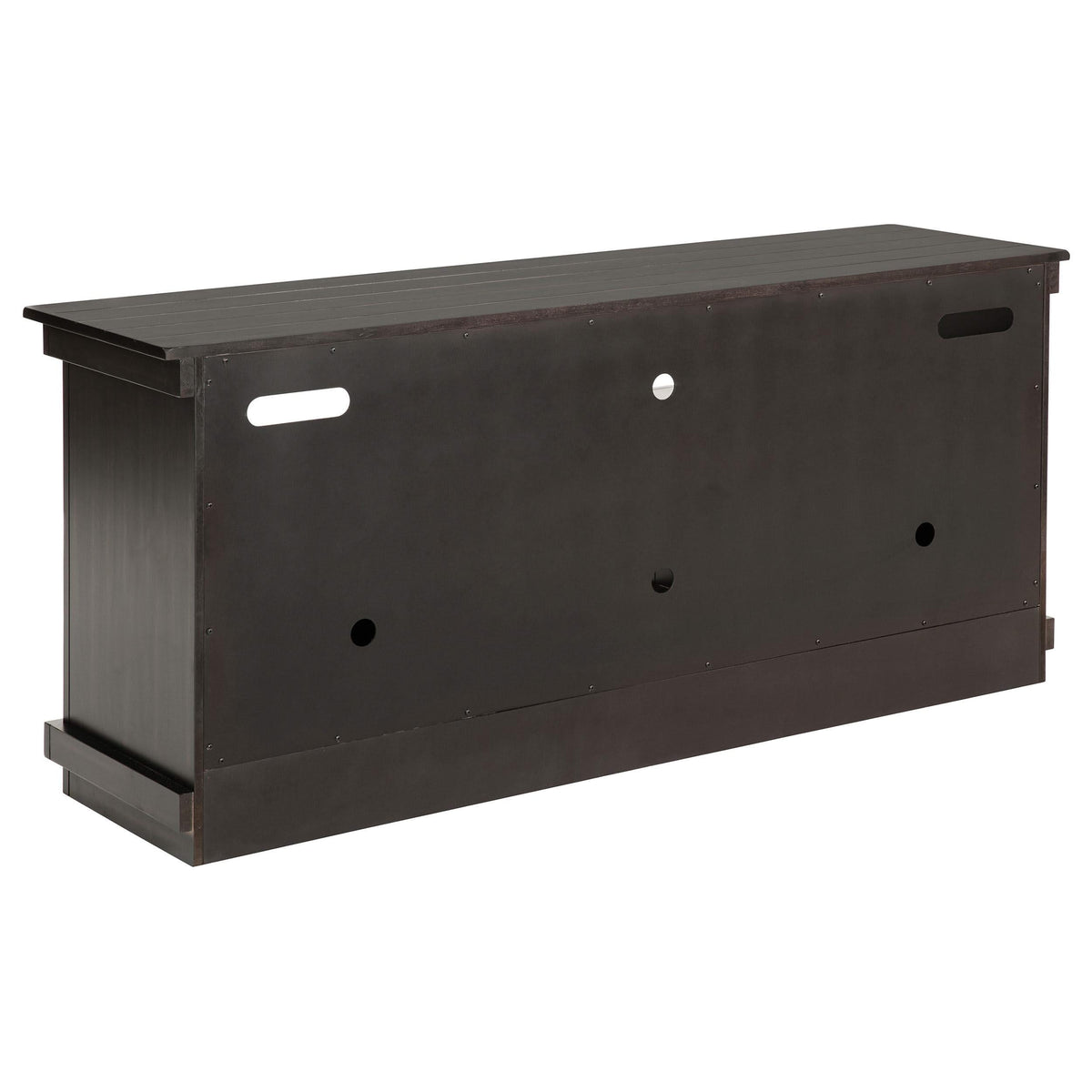 Consola multimedia Payne para TV de 60 pulgadas en color Java desgastado