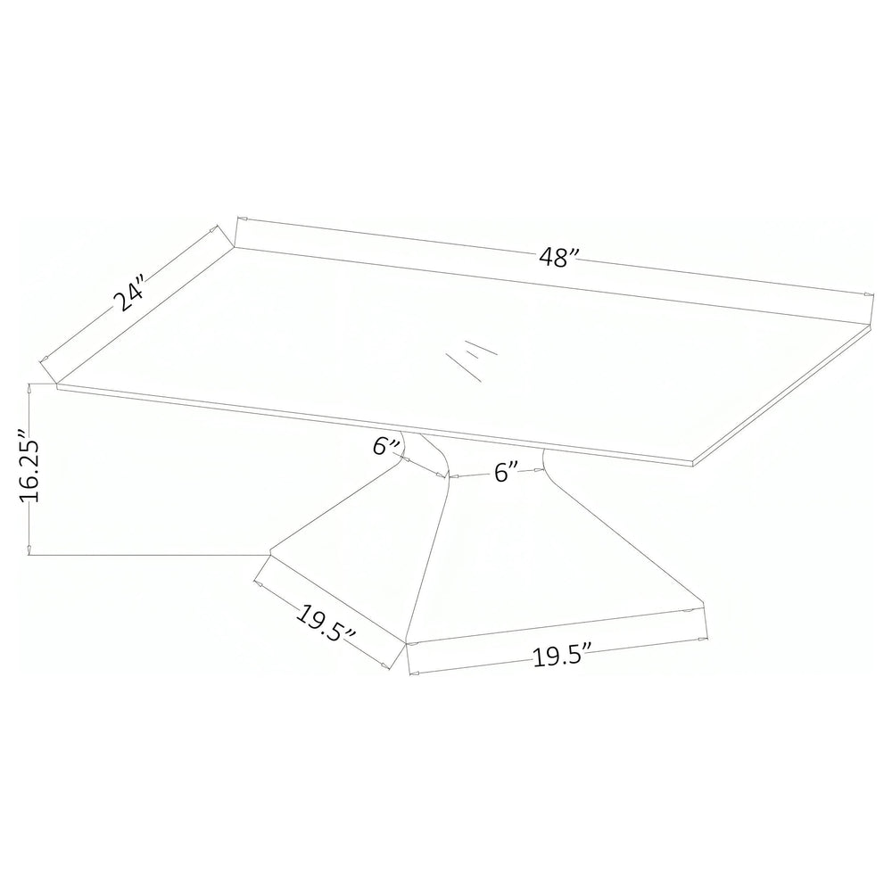 Mesa de centro Jenny Glass Top de acero inoxidable cromada