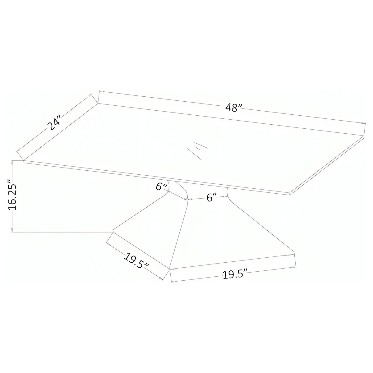 Mesa de centro Jenny Glass Top de acero inoxidable cromada