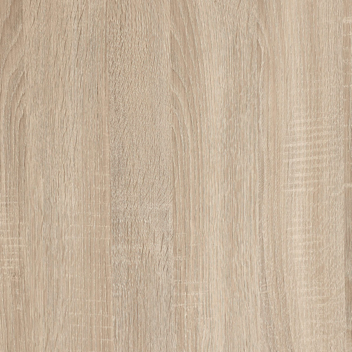 Mesa de centro redonda de madera de ingeniería Fowler de 1 estante, color natural