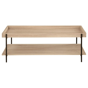 Fallon Rectangular Engineered Wood Coffee Table Light Brown