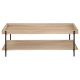 Fallon 3-piece Rectangular Coffee and End Table Set Natural