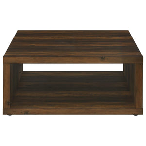 Frisco Square Engineered Wood Coffee Table Dark Pine