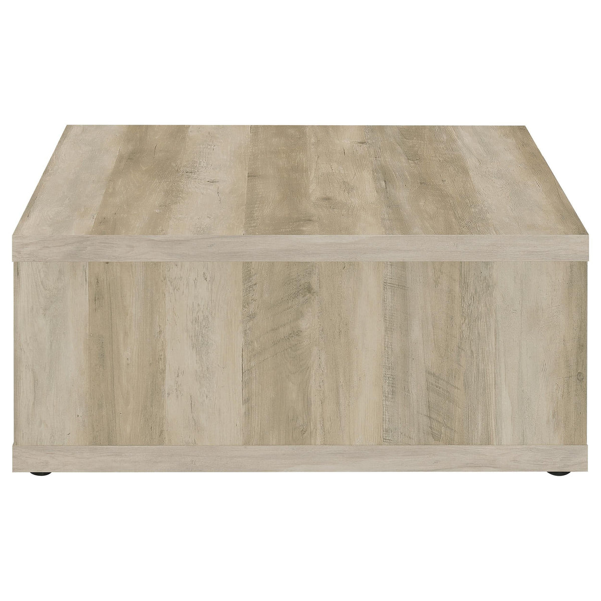 Juego de mesa de centro y auxiliar Frisco de 3 piezas, pino envejecido