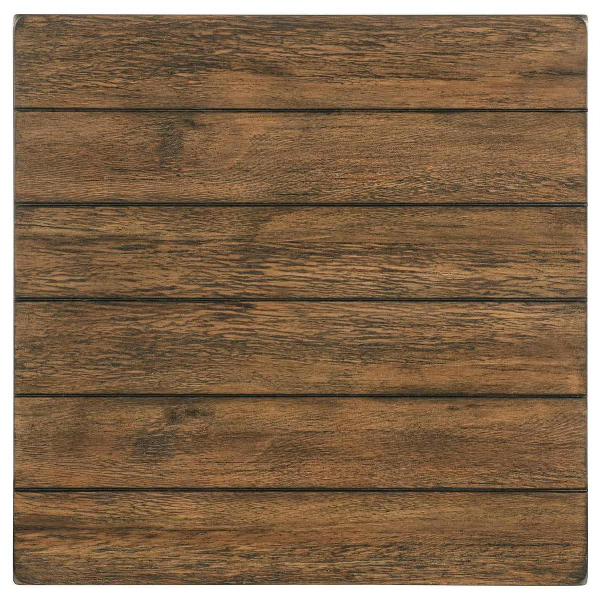 Mesa auxiliar de madera Payne con 1 cajón y estante, color marrón envejecido