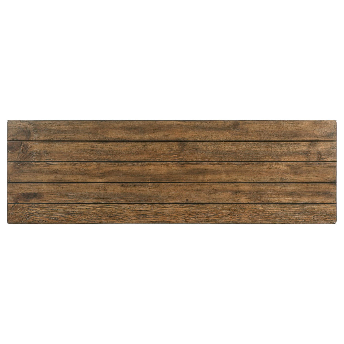 Consola de sofá de entrada de madera Payne en marrón envejecido