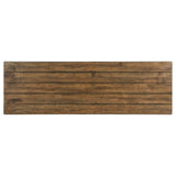 Consola de sofá de entrada de madera Payne en marrón envejecido