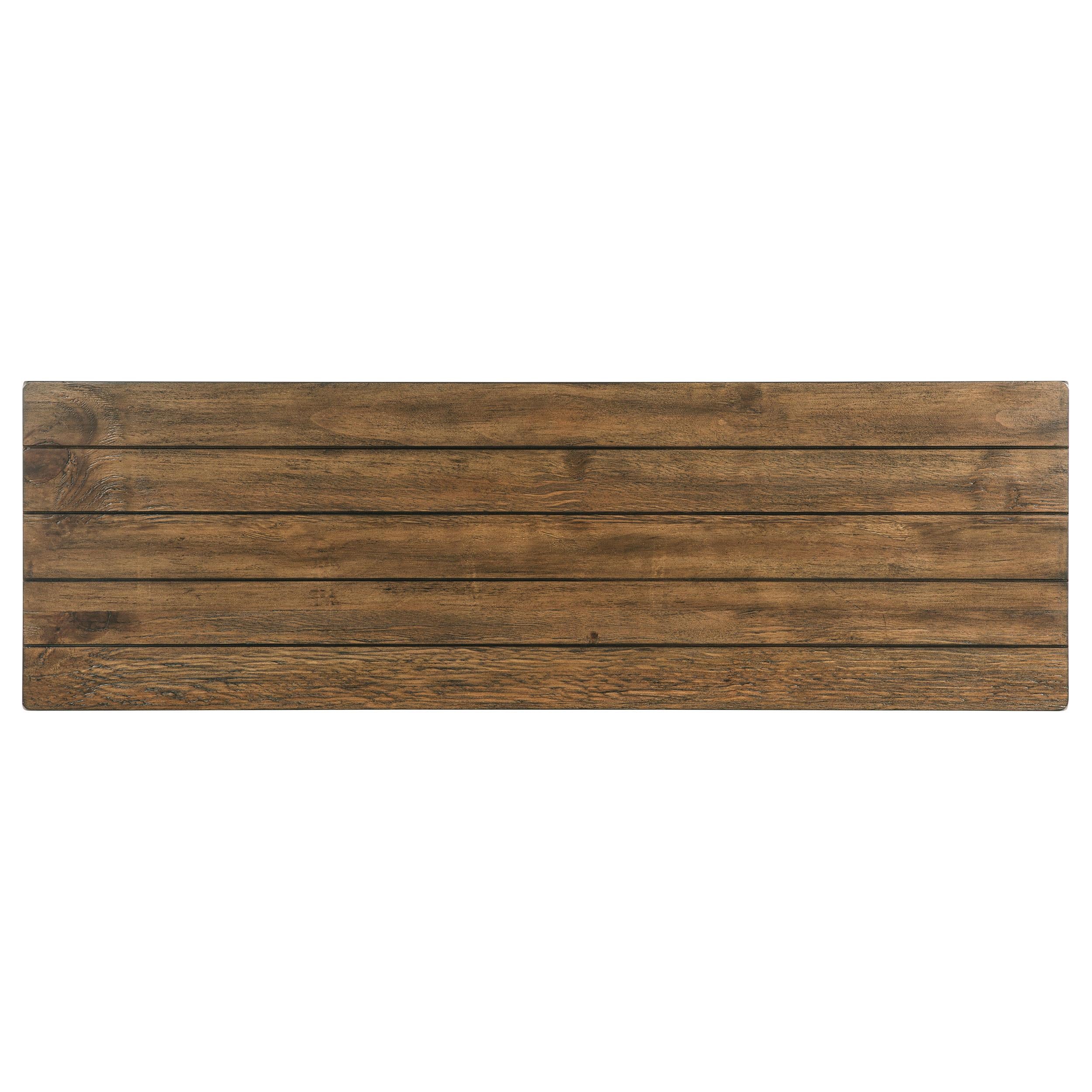 Payne Wood Entryway Sofa Console Table Distressed Brown