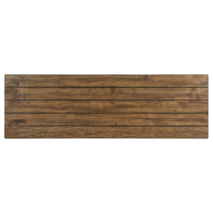 Consola de sofá de entrada de madera Payne en marrón envejecido