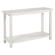 Consola de sofá para entrada de madera Payne en blanco