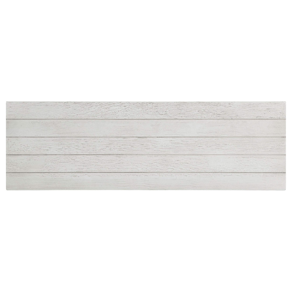 Consola de sofá para entrada de madera Payne en blanco