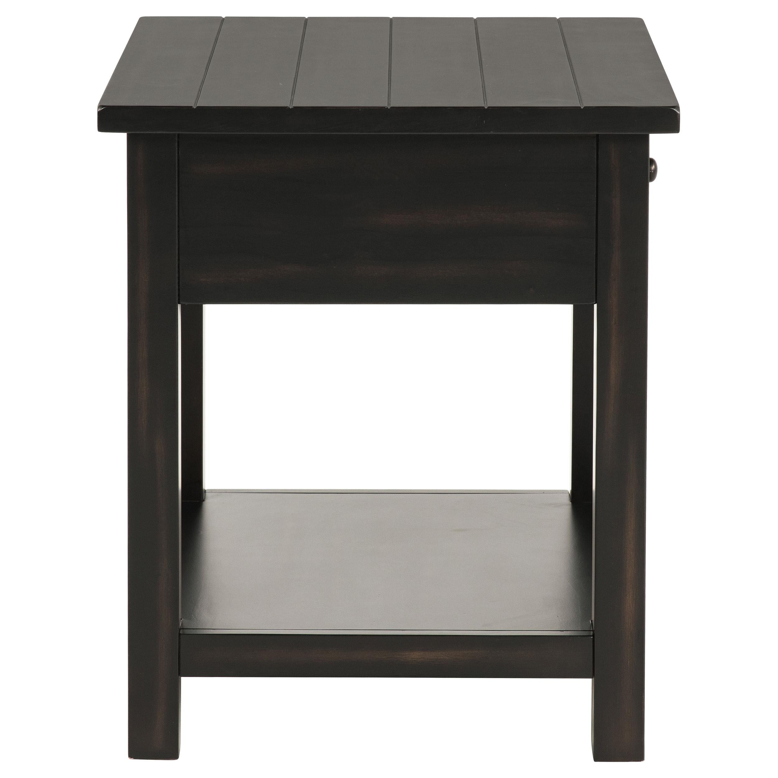 Payne 3-piece Coffee and 1-drawer End Table Set Java