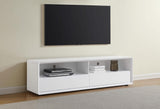 Consola multimedia para TV Ellice de 71 pulgadas, color blanco