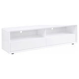 Consola multimedia para TV Ellice de 71 pulgadas, color blanco