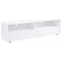 Consola multimedia para TV Ellice de 71 pulgadas, color blanco