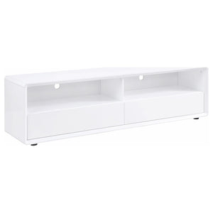 Consola multimedia para TV Ellice de 71 pulgadas, color blanco