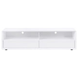 Consola multimedia para TV Ellice de 71 pulgadas, color blanco