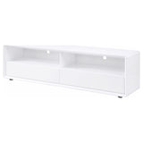 Consola multimedia para TV Ellice de 71 pulgadas, color blanco