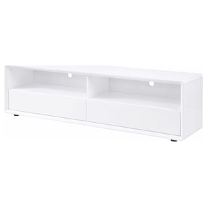 Consola multimedia para TV Ellice de 71 pulgadas, color blanco