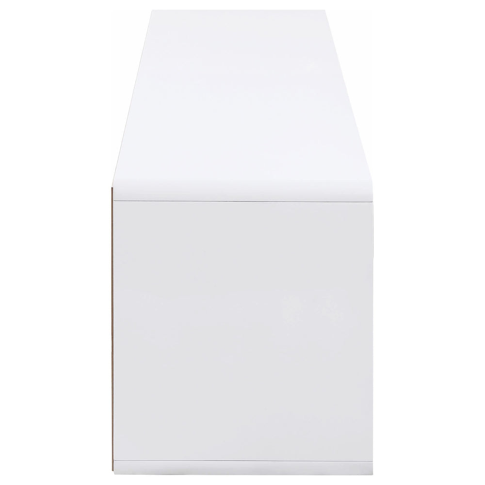 Consola multimedia para TV Ellice de 71 pulgadas, color blanco