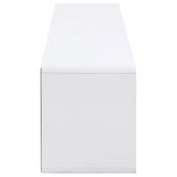 Consola multimedia para TV Ellice de 71 pulgadas, color blanco