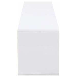 Consola multimedia para TV Ellice de 71 pulgadas, color blanco