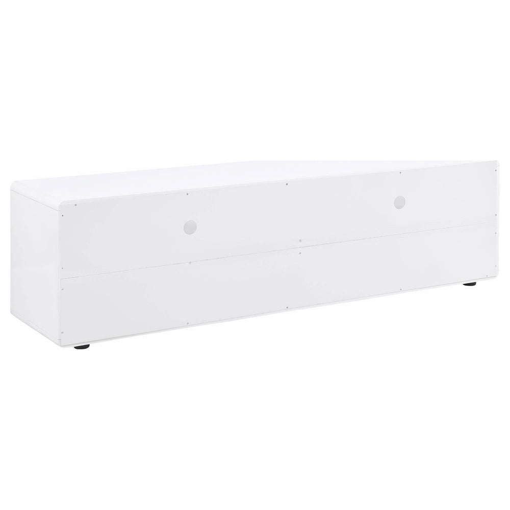 Consola multimedia para TV Ellice de 71 pulgadas, color blanco