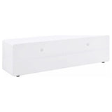 Consola multimedia para TV Ellice de 71 pulgadas, color blanco