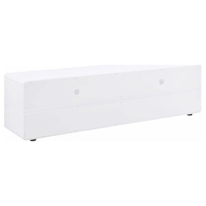 Consola multimedia para TV Ellice de 71 pulgadas, color blanco
