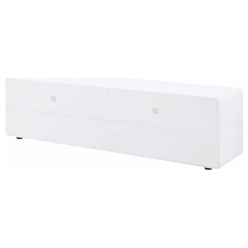Consola multimedia para TV Ellice de 71 pulgadas, color blanco