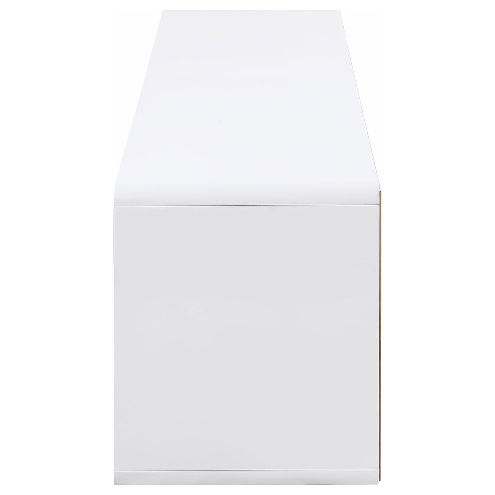 Consola multimedia para TV Ellice de 71 pulgadas, color blanco