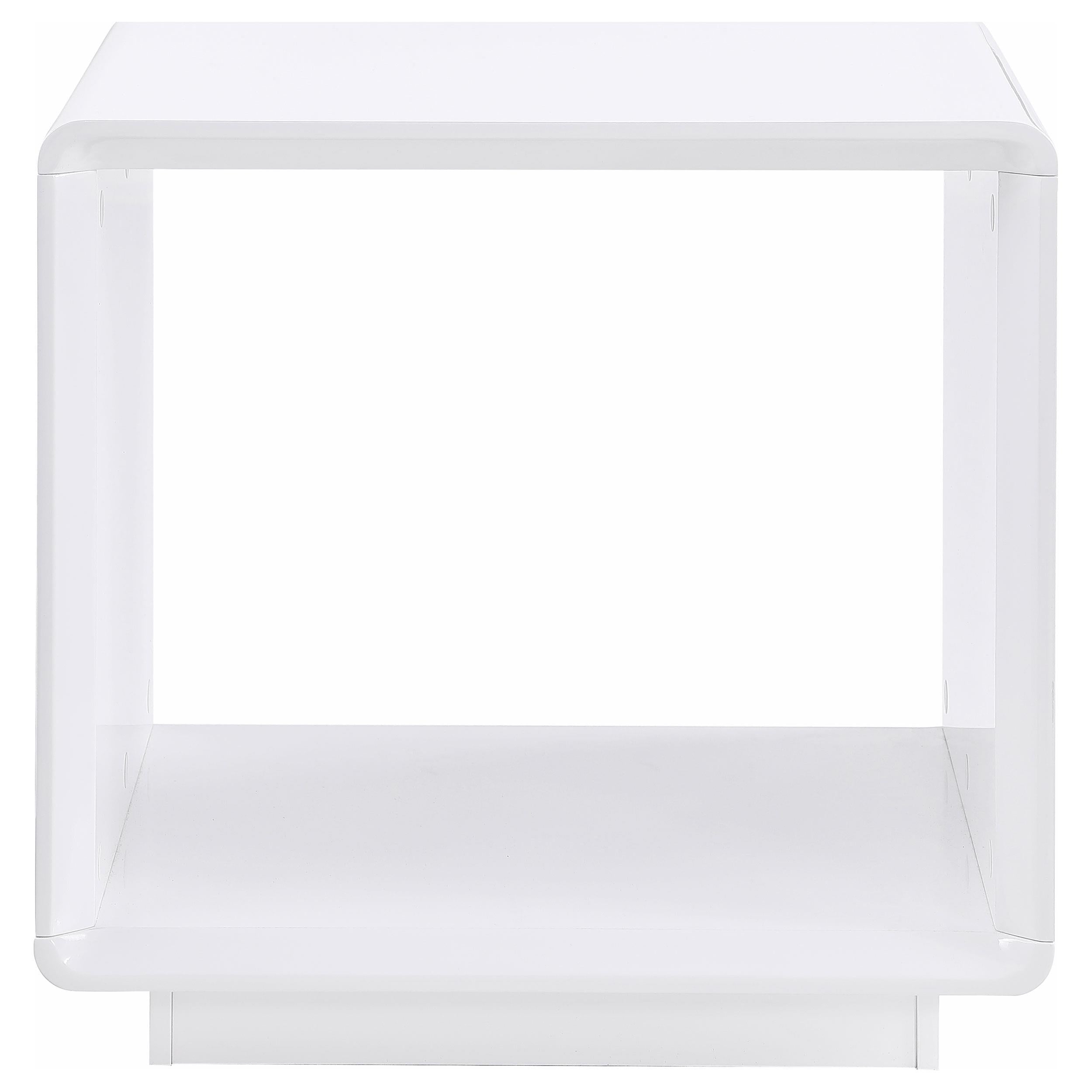 Paseo 3-piece Coffee and End Table Set White High Gloss