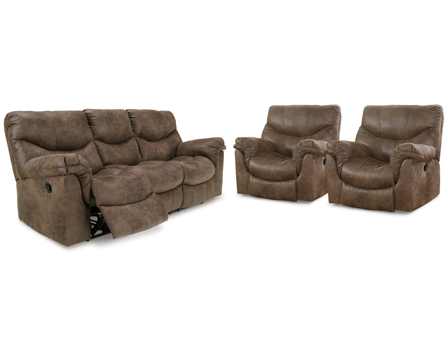 Alzena Power Reclining Sofa with 2 Recliners
