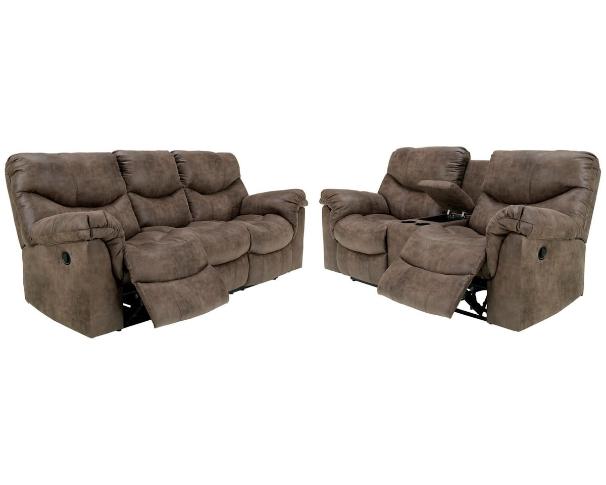 Sofá reclinable y loveseat Alzena
